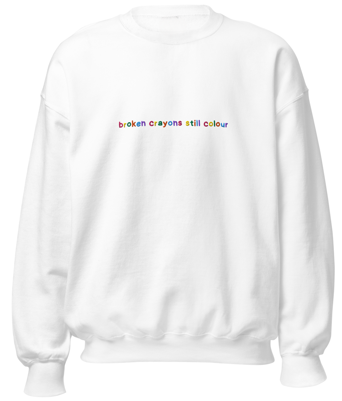 Broken Crayons (embroidered)